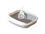 Semi Closed High Side Pet Litter Box For Cats Carousel 1