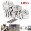 14pcs 3-70mm Diamond Hole Saw Tile Ceramic Glass Porcelain Marble Drill Bits Set Carousel 8