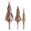 3-13mm/6-25mm/6-35mm M35 Cobalt Step Drill Bit Double R 1/4 Inch Hex Sh Carousel 1
