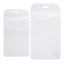 50PCS Zip Lock White Clear Plastic Packaging Bag Mobile Phone Shell Hang Hole Po Carousel 4