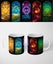 Magic The Gathering Stained Glass Ceramic Coffee Mug Cup Kitchen Drinkware Carousel 1