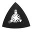 79mm Triangular Sanding Pad Oscillating Multi-tools Saw Blade fits For Bosch Fei Carousel 3