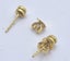 14ct yellow Gold & Diamond studs Carousel 4