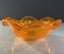 Japanese Bullicante MCM Art Glass Bowl Tangerine 1950s Carousel 2