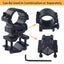 1PCS Flashlight Mount Laser Sight Mount with Barrel Adapter Clip Carousel 4