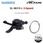 Trigger Shifter Levers Rapid fire Right & Left - Shimano Altus SL-M315 3x7 Speed Carousel 4