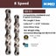 Bike Chain KMC Z8.3 for Mountain/Road Bicycle 6/7/8 Speed 116 Links Silver grey Carousel 3