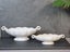 Shorter & Sons of England. A Pair. Elongated Posy Vases. Echoes of Crown Lynn. Carousel 1