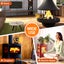 Stove Fan Heater Powered Fireplace Top Wood Burning Log Burner Blade Heater Carousel 7