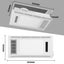 NEW Sleek 3 in 1 PTC Ceramic Heater Lights Warm Air Bathroom Ceiling Exhaust Fan Carousel 4