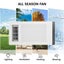 NEW 3 in 1 Exhaust Fan PTC Ceramic Heater LED Warm Air Bathroom Ceiling Fixture Carousel 6