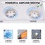 NEW 3 in 1 Exhaust Fan PTC Ceramic Heater LED Warm Air Bathroom Ceiling Fixture Carousel 8