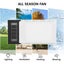 NEW Powerful Bathroom Ceiling PTC Ceramic Heater 3 in 1 Exhaust Fan LED Warm Air Carousel 6