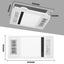 NEW 3 in 1 PTC Ceramic Heater Exhaust Fan Lights Warm Air Bathroom Ceiling Combo Carousel 4
