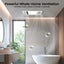 NEW 3 in 1 PTC Ceramic Heater Exhaust Fan Lights Warm Air Bathroom Ceiling Combo Carousel 9