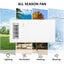NEW Deluxe 3 in 1 Bathroom Ceiling Exhaust Fan PTC Ceramic Heater Light Warm Air Carousel 6