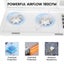 NEW Deluxe 3 in 1 Bathroom Ceiling Exhaust Fan PTC Ceramic Heater Light Warm Air Carousel 8