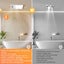 NEW Deluxe 3 in 1 Bathroom Ceiling Exhaust Fan PTC Ceramic Heater Light Warm Air Carousel 10