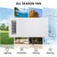 NEW Bathroom Ceiling PTC Ceramic Heater 3 in 1 Exhaust Fan Lights Warm Air Flow Carousel 6