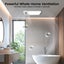 NEW Bathroom Ceiling PTC Ceramic Heater 3 in 1 Exhaust Fan Lights Warm Air Flow Carousel 9