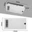 NEW Quiet 3 in 1 Bathroom Ceiling Exhaust Fan PTC Ceramic Heater Lights Warm Air Carousel 4