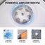 NEW Quiet 3 in 1 Bathroom Ceiling Exhaust Fan PTC Ceramic Heater Lights Warm Air Carousel 8