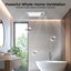 NEW Quiet 3 in 1 Bathroom Ceiling Exhaust Fan PTC Ceramic Heater Lights Warm Air Carousel 9