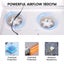 New Premium 3 in 1 Bathroom Ceiling Exhaust Fan PTC Ceramic Heater LED Warm Air Carousel 8