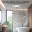 New Premium 3 in 1 Bathroom Ceiling Exhaust Fan PTC Ceramic Heater LED Warm Air Carousel 9