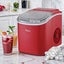 Vevare Portable Ice Maker Machine Ice Cube Tray 12kg Bar Countertop Red Carousel 1