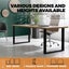 Oikiture 4X Coffee Dining Table Legs Bench Box DIY Steel Metal Industrial 40CM Carousel 7