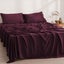 Dreamaker Superfine Washed Microfibre Sheet Set Cherry King Single Bed Carousel 8