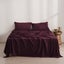 Dreamaker Superfine Washed Microfibre Sheet Set Cherry King Single Bed Carousel 9