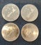 *** $1 Reserve 4x 1 ounce 0.999 Silver Fern bullion coin from NZ Mint Carousel 2