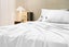 Sheraton Luxury 1000TC Cotton Rich Bed Sheet Set (White, Single) Carousel 1