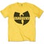 Wu Tang Clan Kids T Shirt Logo new Official Yellow (Ages 3-14 yrs) Carousel 1