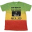 Bob Marley T Shirt Montego Bay Concert Flyer new Official Unisex Dip Dye Green Carousel 1