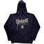 Slipknot Hoodie Splatter Band Logo new Official Unisex Navy Blue Pullover Carousel 1