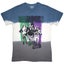 Ramones T Shirt Hey Ho Retro Band Logo new Official Unisex Dip Dye Blue Carousel 2