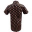 David Bowie Casual Shirt Logo repeat Pattern new Official Mens Black Casual Carousel 1