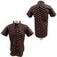 David Bowie Casual Shirt Logo repeat Pattern new Official Mens Black Casual Carousel 4