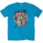Gorillaz T Shirt Group Circle Rise Band Logo new Official Mens Sapphire Blue Carousel 1