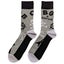 CBGB Socks Omfug Logos new Official Unisex Grey Ankle (UK SIZE 7 - 11) Carousel 2