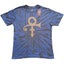 Prince T Shirt Gold Symbol Logo new Official Unisex Dip Dye Purple Carousel 1
