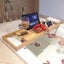 Bamboo Bathtub Caddy Tray - Extending Adjustable | 75-105cm Carousel 3