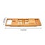 Bamboo Bathtub Caddy Tray - Extending Adjustable | 75-105cm Carousel 5