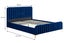 Shangri-La Victoria Bed Frame (Navy Velvet, Queen) Carousel 3
