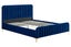 Shangri-La Victoria Bed Frame (Navy Velvet, Queen) Carousel 4