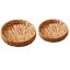 2Pcs Rattan Fruit Tray Decorative Storage Trays Multipurpose Shelving Organizer Carousel 1