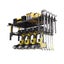 Carla Home 2 Tier Power Tool Rack Organizer Wall Mount With Drill Holder & Wrenc Carousel 1